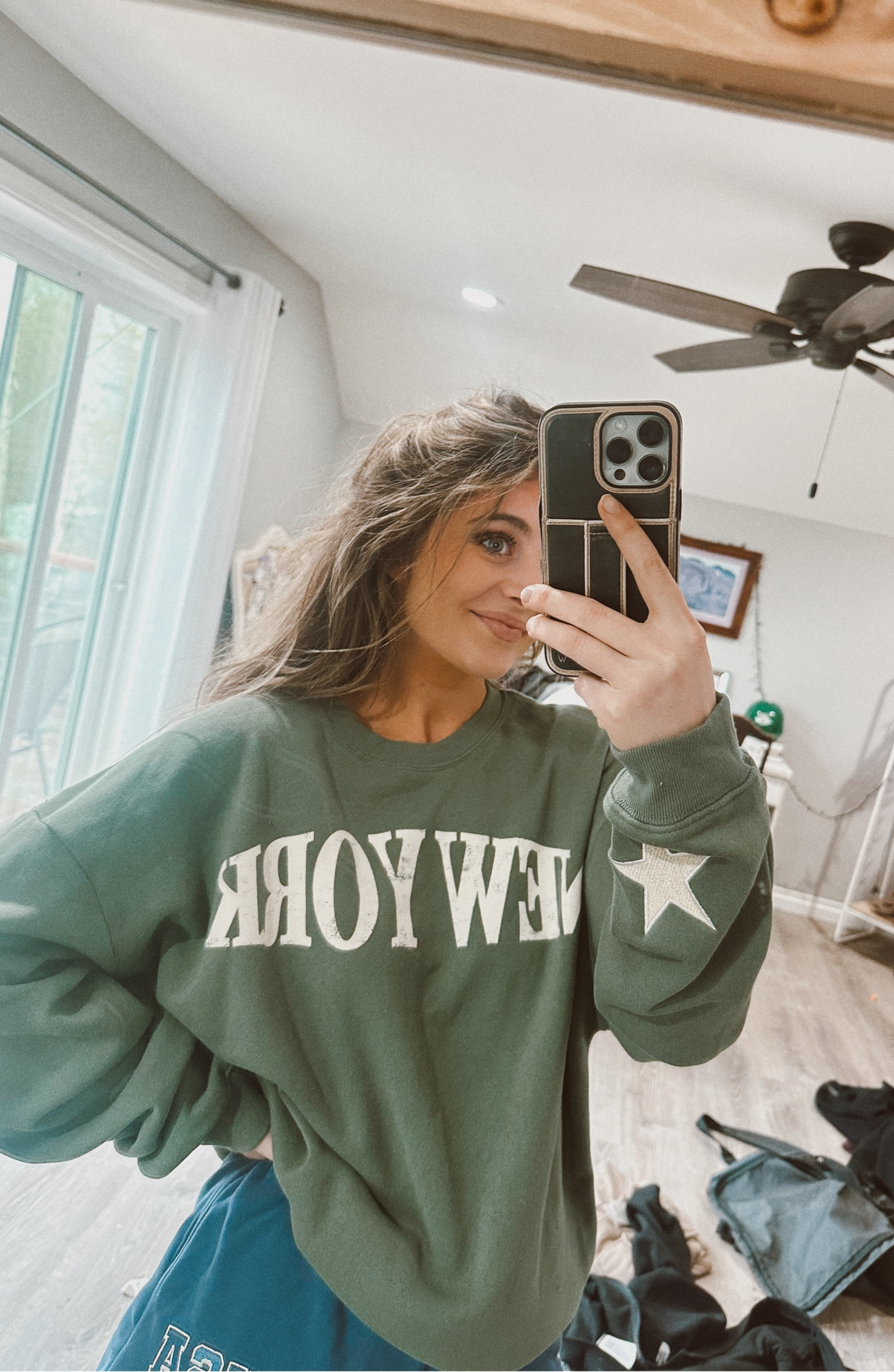 I found the comfiest cutest crew 🤍 New York - softest thing I own. Look at the little star ⭐️ 😊 linked some more super soft ones just like this! Only $21

#LTKFindsUnder50 #LTKSaleAlert #LTKStyleTip