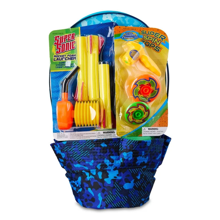 Prefilled Blue Camo Hat Easter Basket Gift Set, by Wondertreats | Walmart (US)