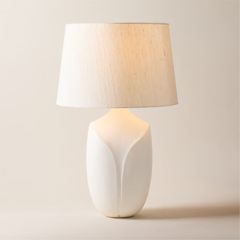 Susan Oversized White Table Lamp + Reviews | CB2 | CB2