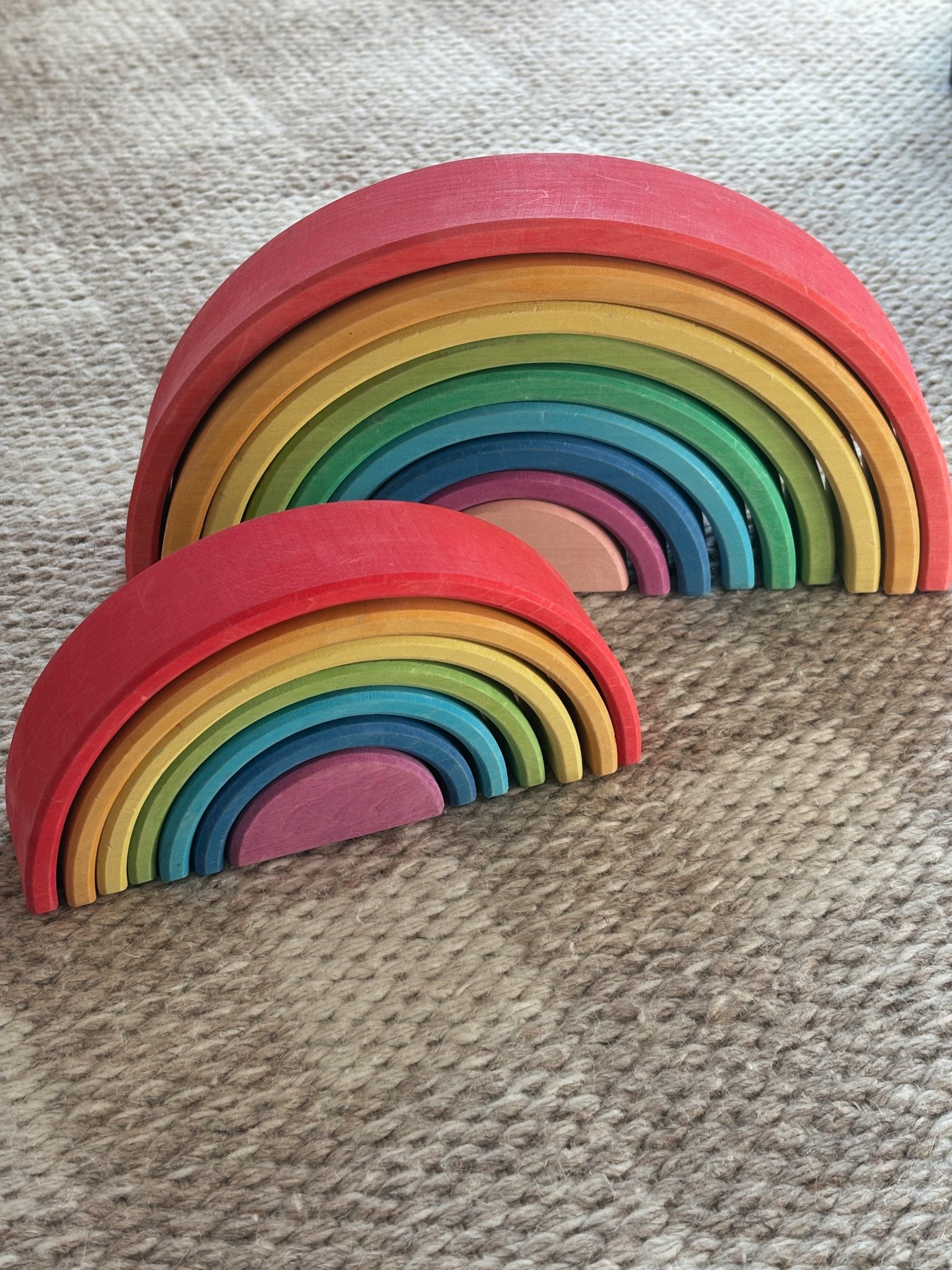 Rainbow stackers 🤍
A classic toy that never goes out of style. Rainbow stackers encourage fine motor skills, creativity, and open-ended play—all while looking beautiful styled on a shelf in a neutral nursery or playroom.

Rainbow stacker toy, wooden rainbow stacker, Montessori toys, open-ended play, toddler stacking toy, neutral kids toys, timeless children’s toys, wooden toys for toddlers, aesthetic playroom decor

#LTKmomlife #LTKKids #LTKBaby