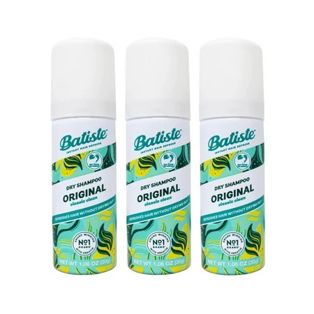 3 Pack - Batiste Original Dry Shampoo Travel Size 1.6 fl oz Each | Walmart (US)