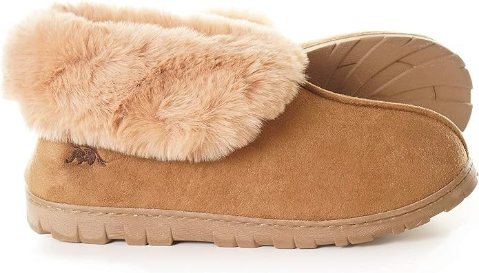 EuropeanSoftest Women's Micro Suede Faux Fur Fleece Lined Cozy 80-D High-Density Memory Foam Wint... | Amazon (US)