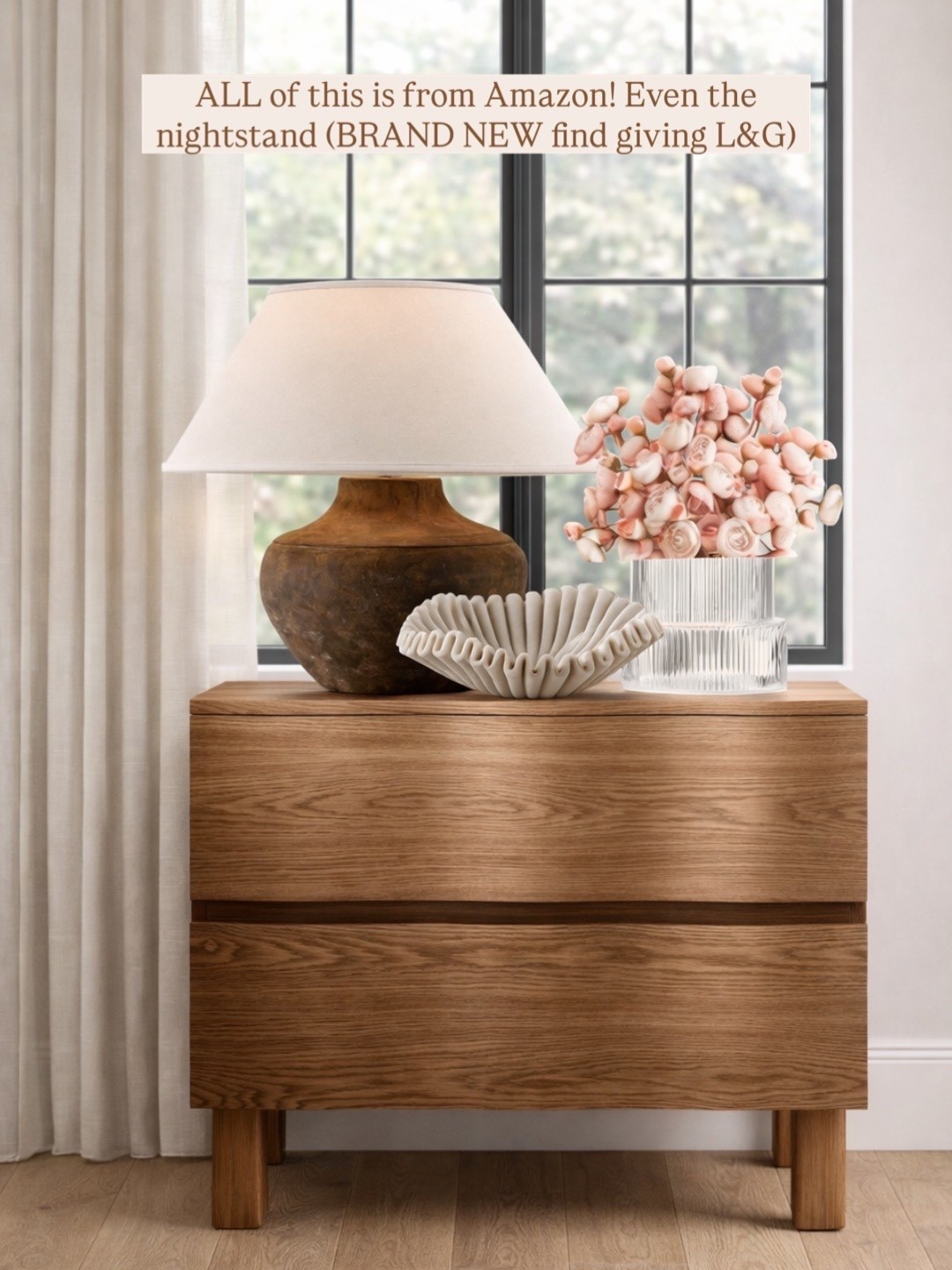 Can you believe this entire look is from Amazon?!  😍😍 this nightstand is a brand new find!!


#LTKSaleAlert #LTKHome #LTKFindsUnder100