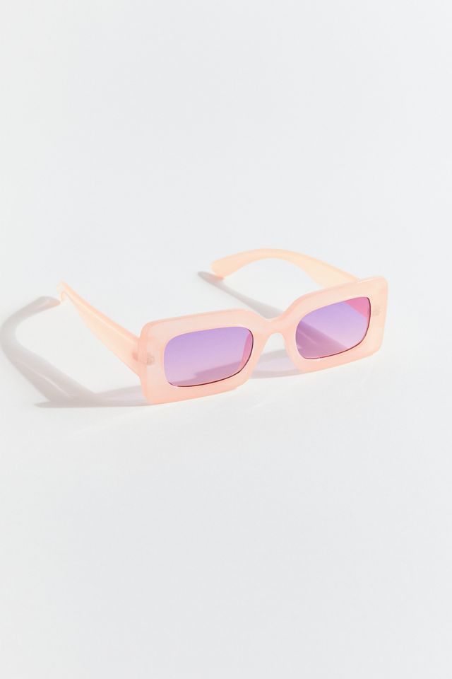 Margot Chunky Rectangle Sunglasses | Urban Outfitters (US and RoW)