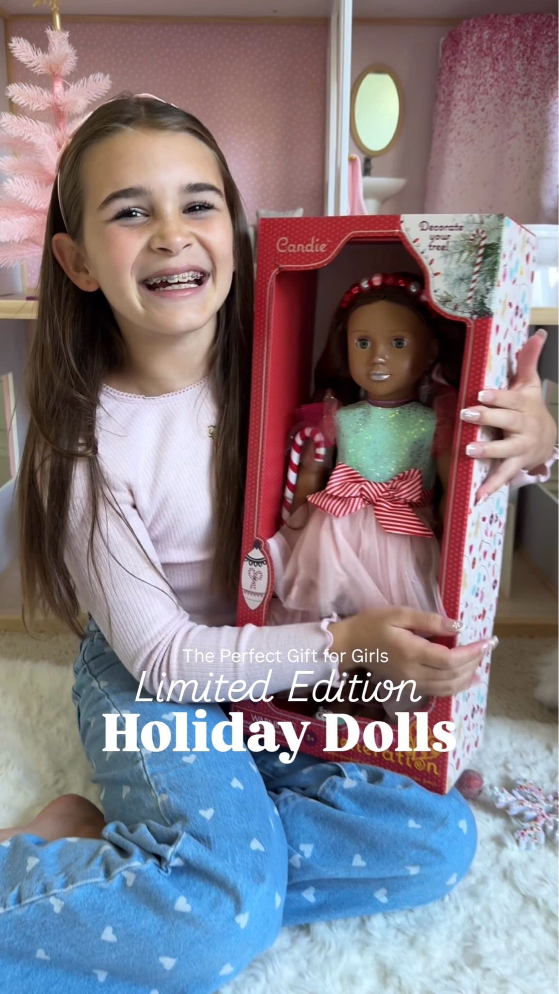 Holiday magic is officially  @Target! 🎄✨
#ad Meet Candie & Angelica @ogdolls 2025 limited edition holiday dolls. From candy inspired ruffles to angelic shimmers, these girls shine all season long. And yes… their accessories even double as Christmas tree ornaments! They’re $32.99 and won’t stay on the shelves for long!! Angelica is sold out in stores but can be purchased online. 🎁❤️

@targetstyle 
#ourgeneration #christmasdecor #christmasgiftideas #kidsgiftideas #targetfinds #limitedtimeonly #collectordoll #collectibles #Dollhouse  #ChristmasGiftIdeas #toys #dolls #pretendplay #playroom #playroomdecor #target #targetstyle #momlife #mom #girlmom #pinkchristmas #pink #ltkkids #ltkfamily 

#LTKFindsUnder50 #LTKGiftGuide #LTKHoliday