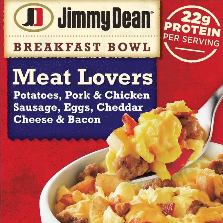 Jimmy Dean Meat Lovers Breakfast Bowl, 7 oz (Frozen) | Walmart (US)