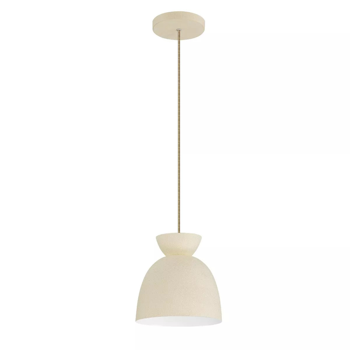 Craftmade Lighting Ventura Dome 1 - Light Pendant in  Cottage White | Target