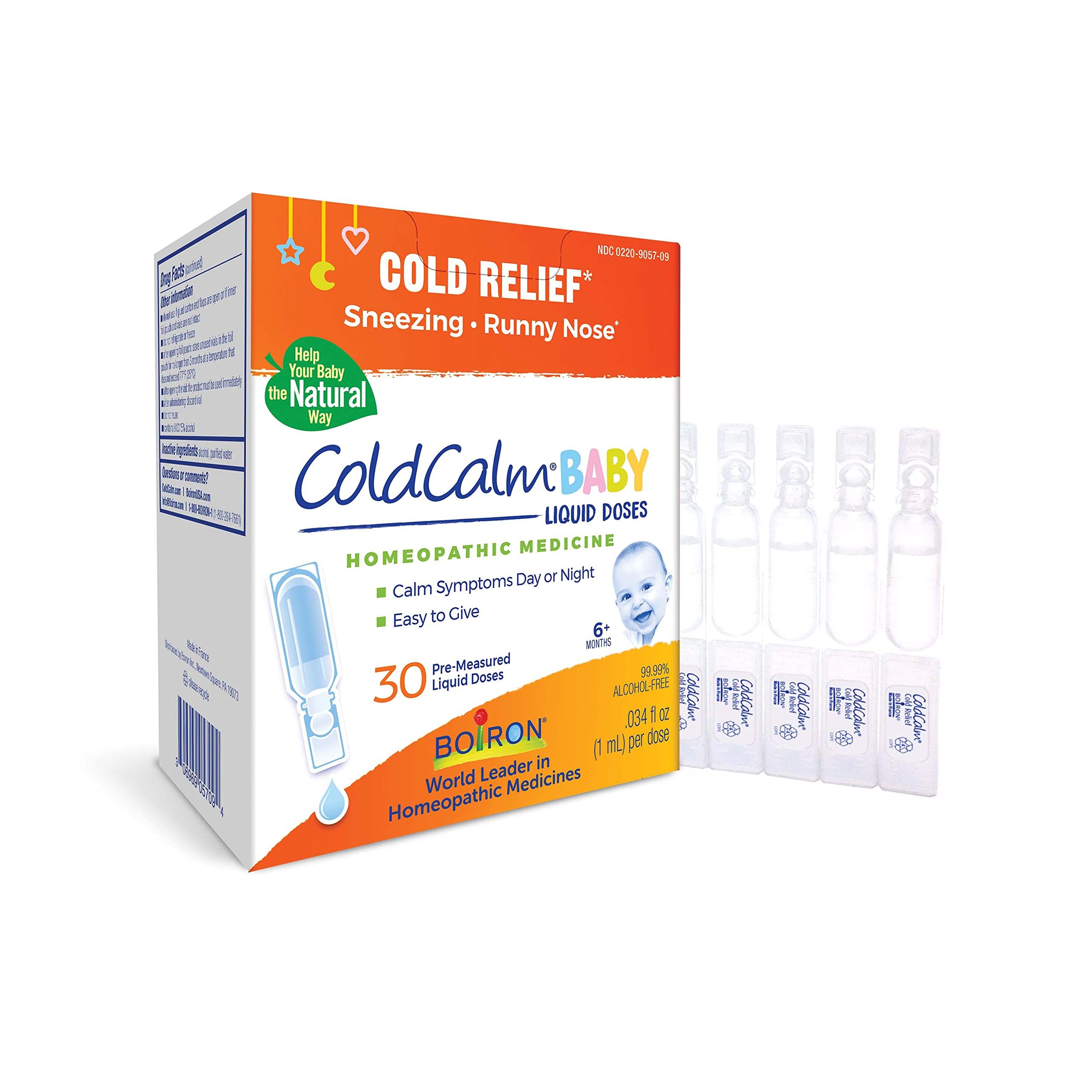 Boiron ColdCalm Baby Natural Relief for Common Cold Symptoms Such as Sneezing, Runny Nose, and Nasal | Amazon (US)