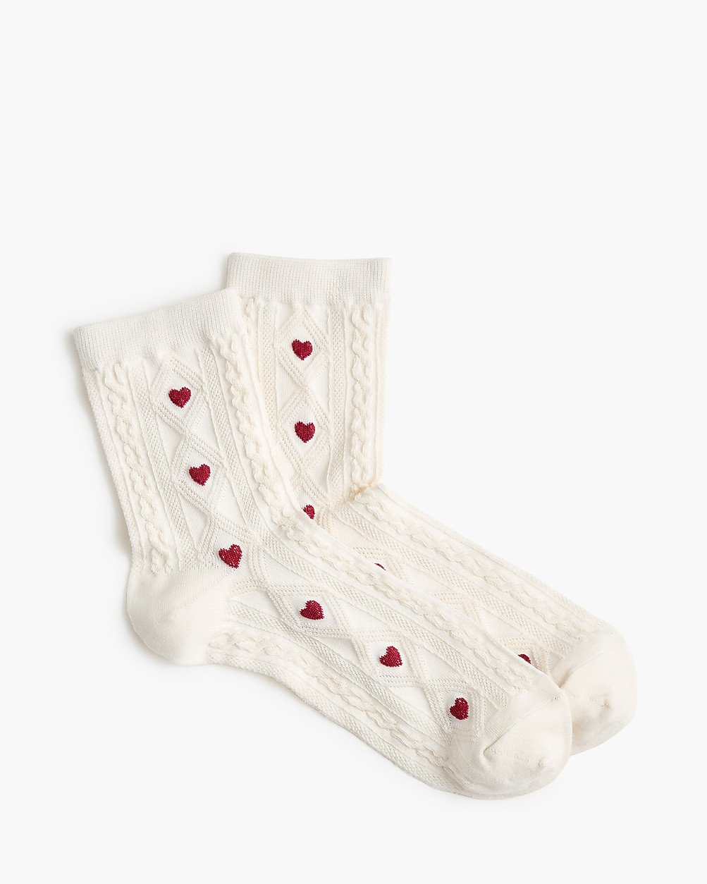Academic heart boot socks | J.Crew Factory