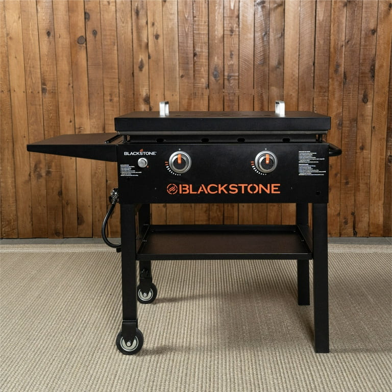 Blackstone Original Outdoor Griddle, 2-Burner 28" Propane Flat Top Grill with Hard Cover, Black | Walmart (US)