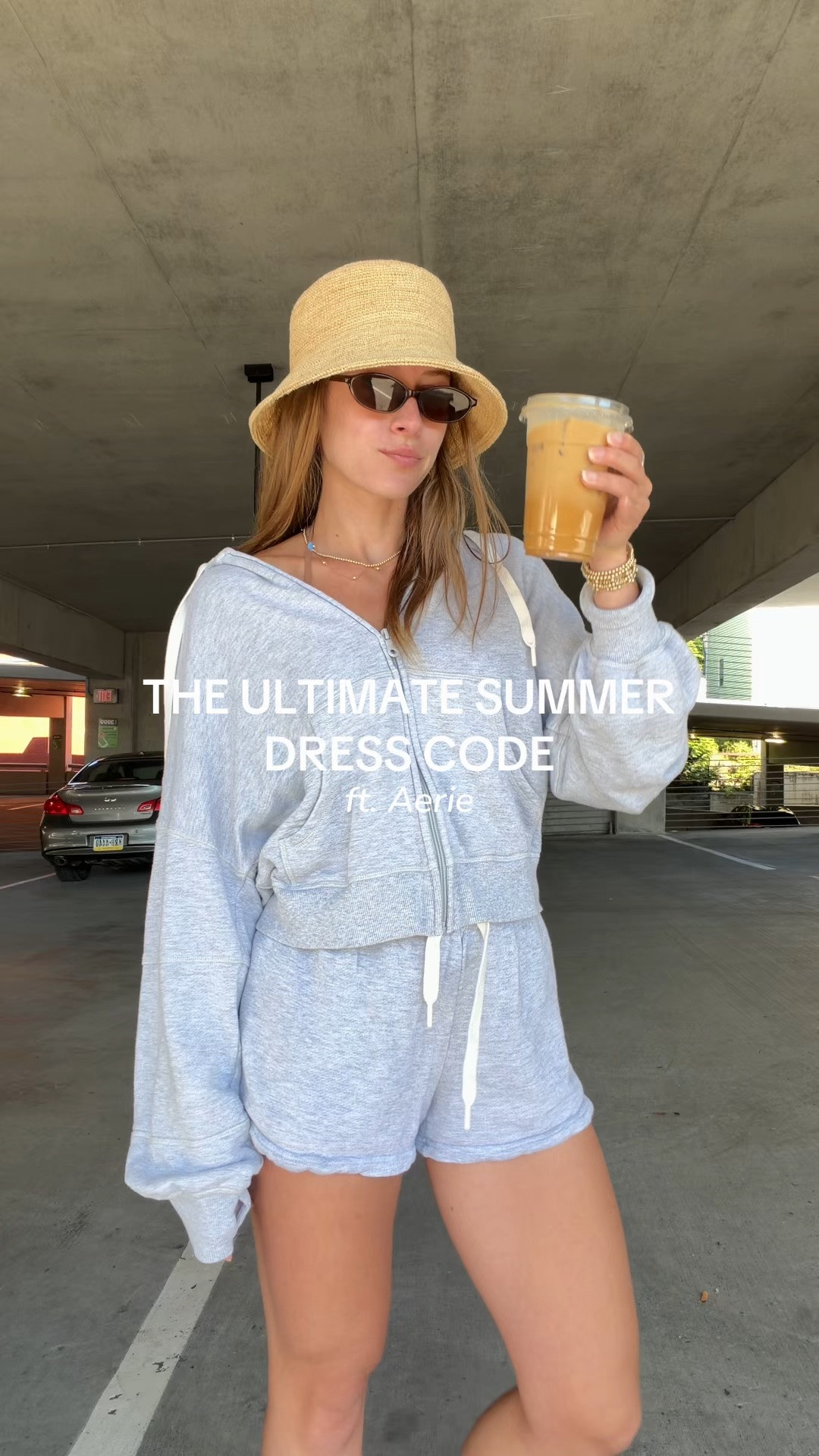 6/27/26 My Aerie Summer Wardrobe Favorites @aerie #ad #aeriepartner #aeriereal
A few of my favorite Aerie pieces for summer 🤍 from the soft gray zip-up hoodie and matching comfy shorts (size Small in both) to my brown and blue polka dot swimsuit (XS top / S bottom) and the striped green athleisure dress (size XS). These are the kinds of comfortable, easy-to-wear pieces I keep reaching for all season long. Everything is linked here ✨