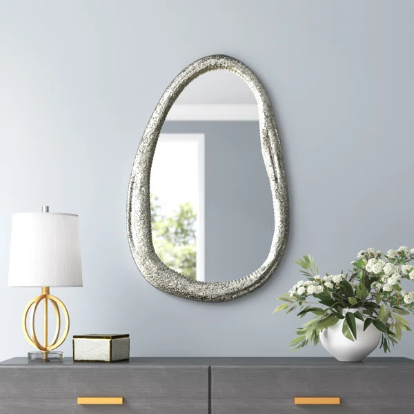 Vanhouten Asymmetrical Metal Wall Mirror | Wayfair North America