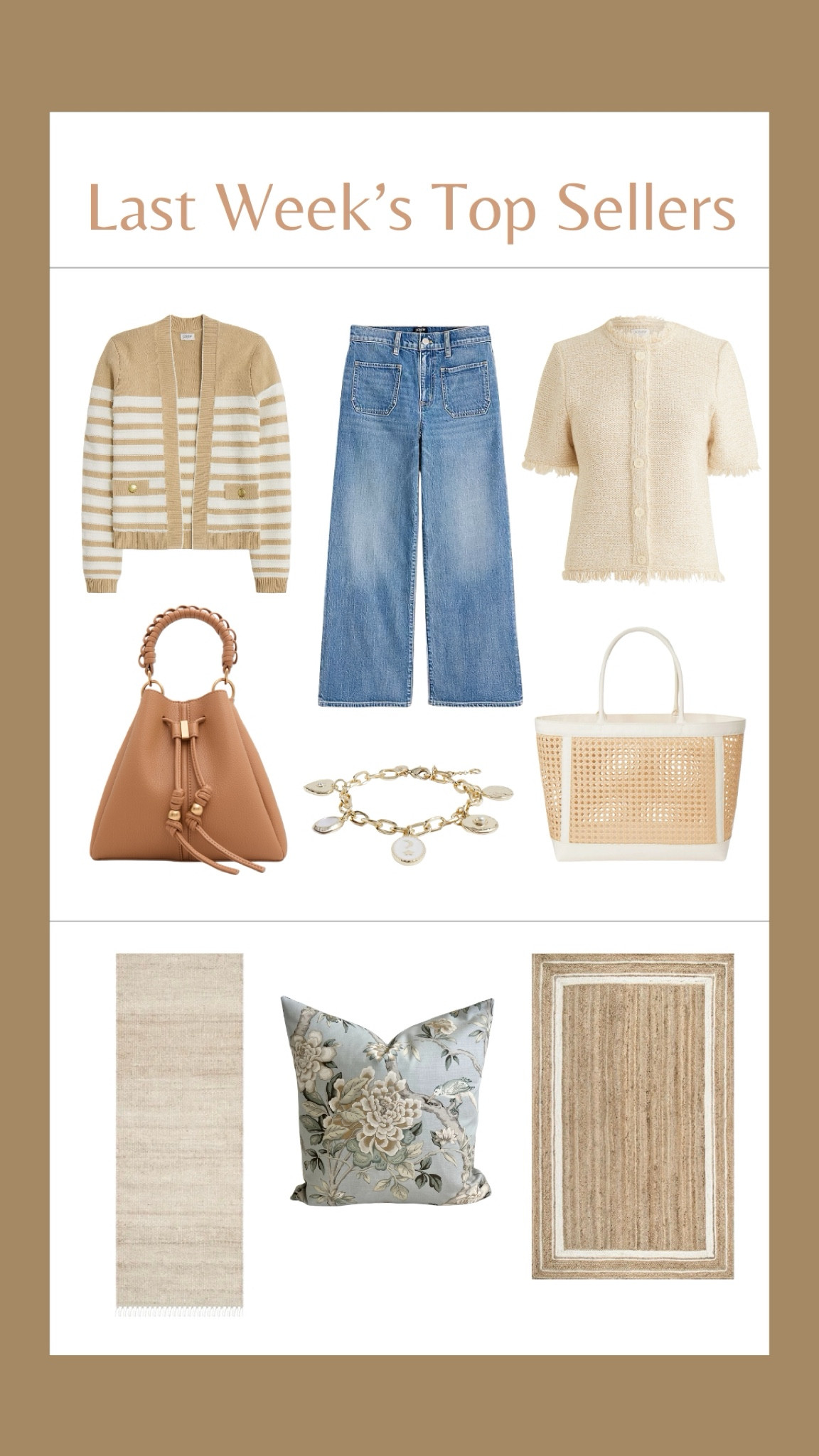 Last Week’s Top Sellers! 

Love the rugs - my favorite go to for every home! 

Adorable jeans and sweaters! Add cute bags and you’re good to go! 

#LTKMostLoved #LTKFindsUnder100 #LTKHome