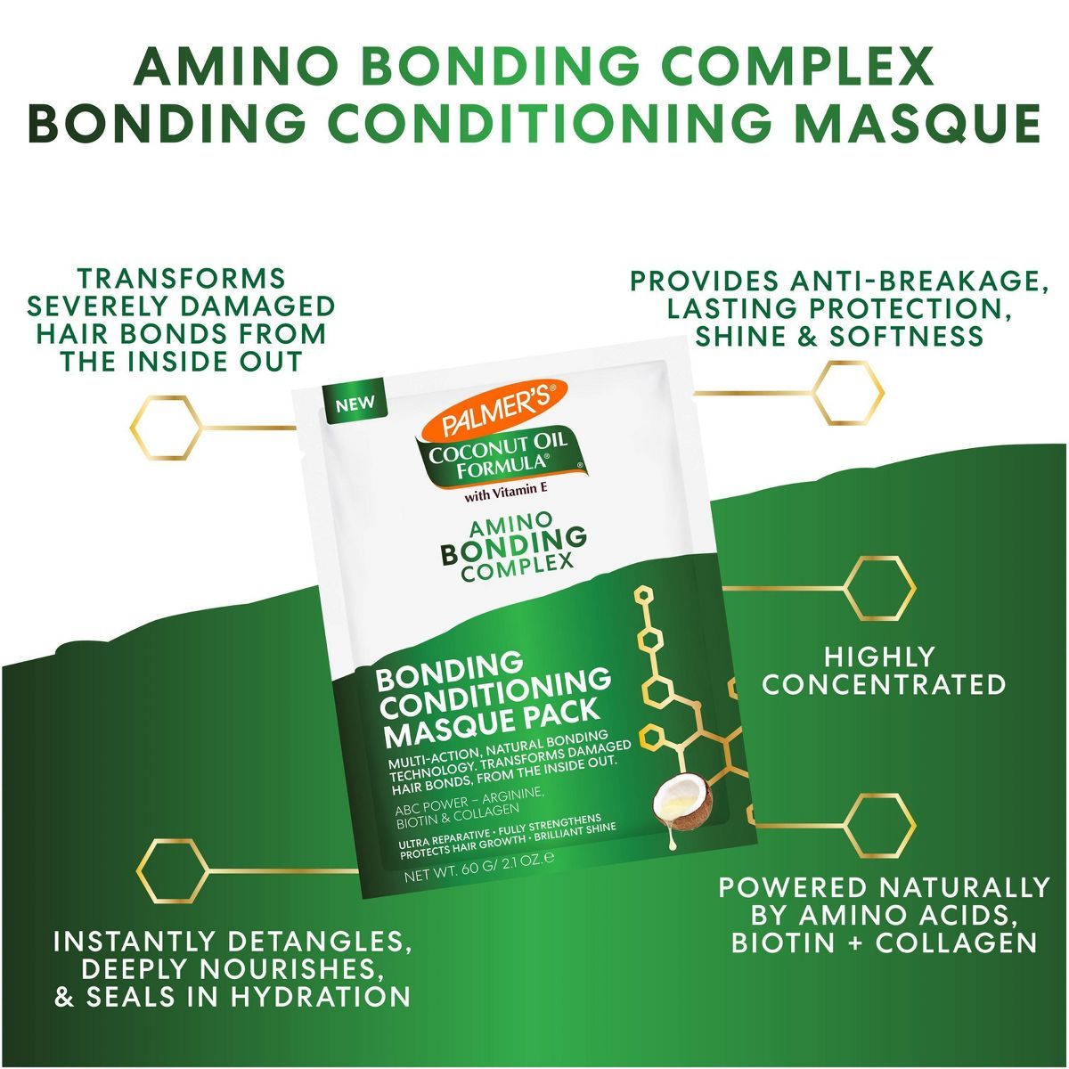 Palmer's Coconut Oil Formula Bonding Shampoo & Conditioner Pack - 2.1 oz | Target