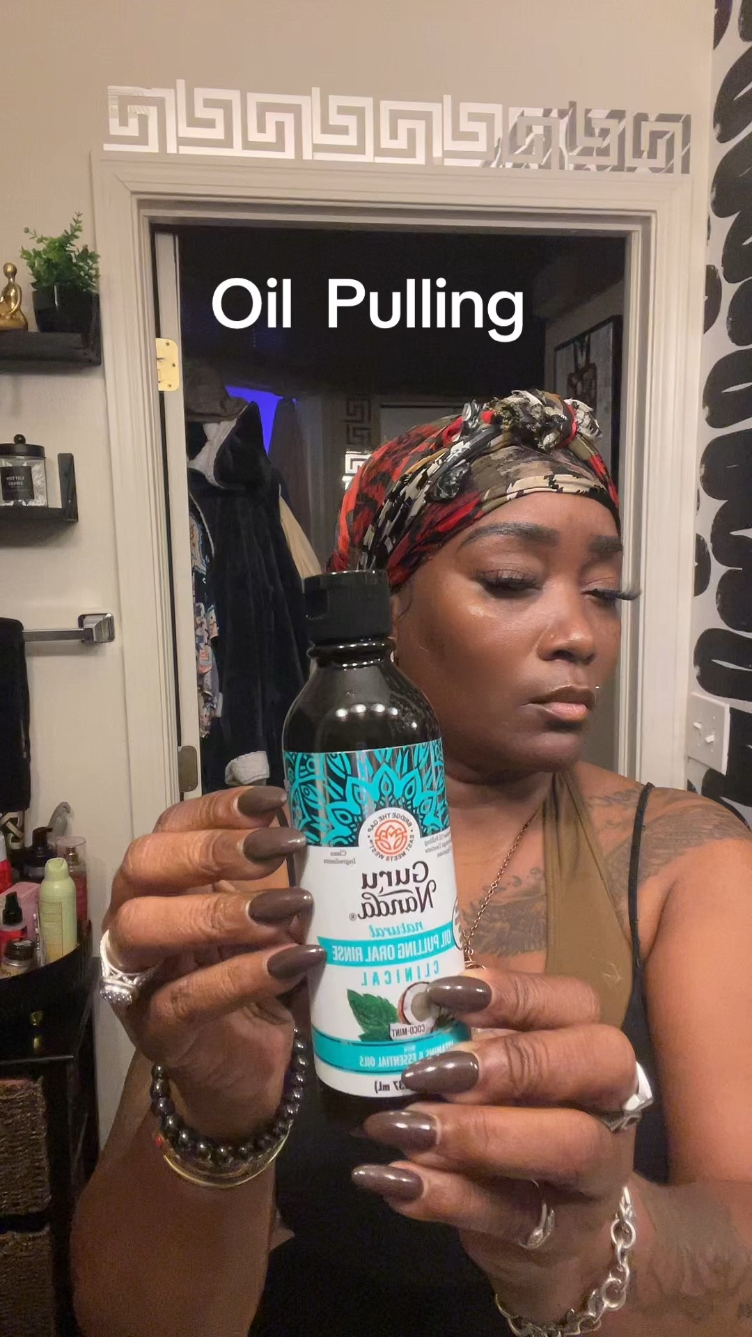 My Morning Routine…. let’s get into it luv bugs. Guru Nanda Oil Pulling is a must .

#LTKU #LTKHome #LTKBeauty