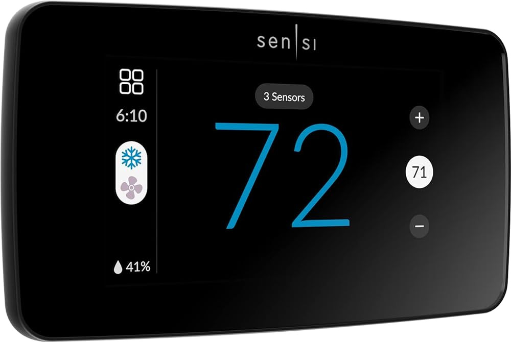 Sensi Touch 2 Smart Thermostat with Touchscreen Color Display, 100 Years of Expertise, Programmab... | Amazon (US)