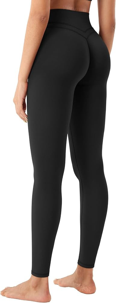 YEOREO Women's Workout Gym Leggings Julissa Hidden Scrunch Butt Sculpting Compression Mid Rise V ... | Amazon (US)