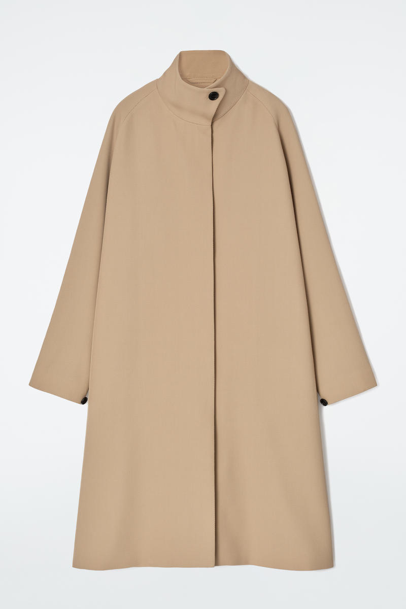 Trapeze Wool-Blend Coat | COS (US)