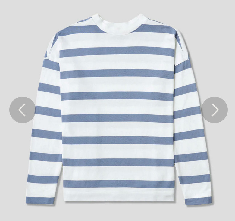Who doesn't love a good striped tee - so frenchy! And this one comes in ALL the colors. I like the light blue stripes but we'll see... 

 #LTKGiftGuide #LTKStyleTip #LTKTravel