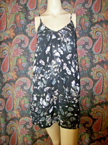 Eight Sixty Women Casual Semi Sheer Polyester SLIP Dress SZ XS Black FLORAL  | eBay | eBay US