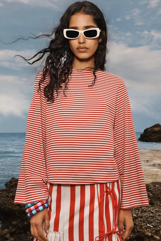 LIMITED EDITION STRIPED T-SHIRT | Zara US
