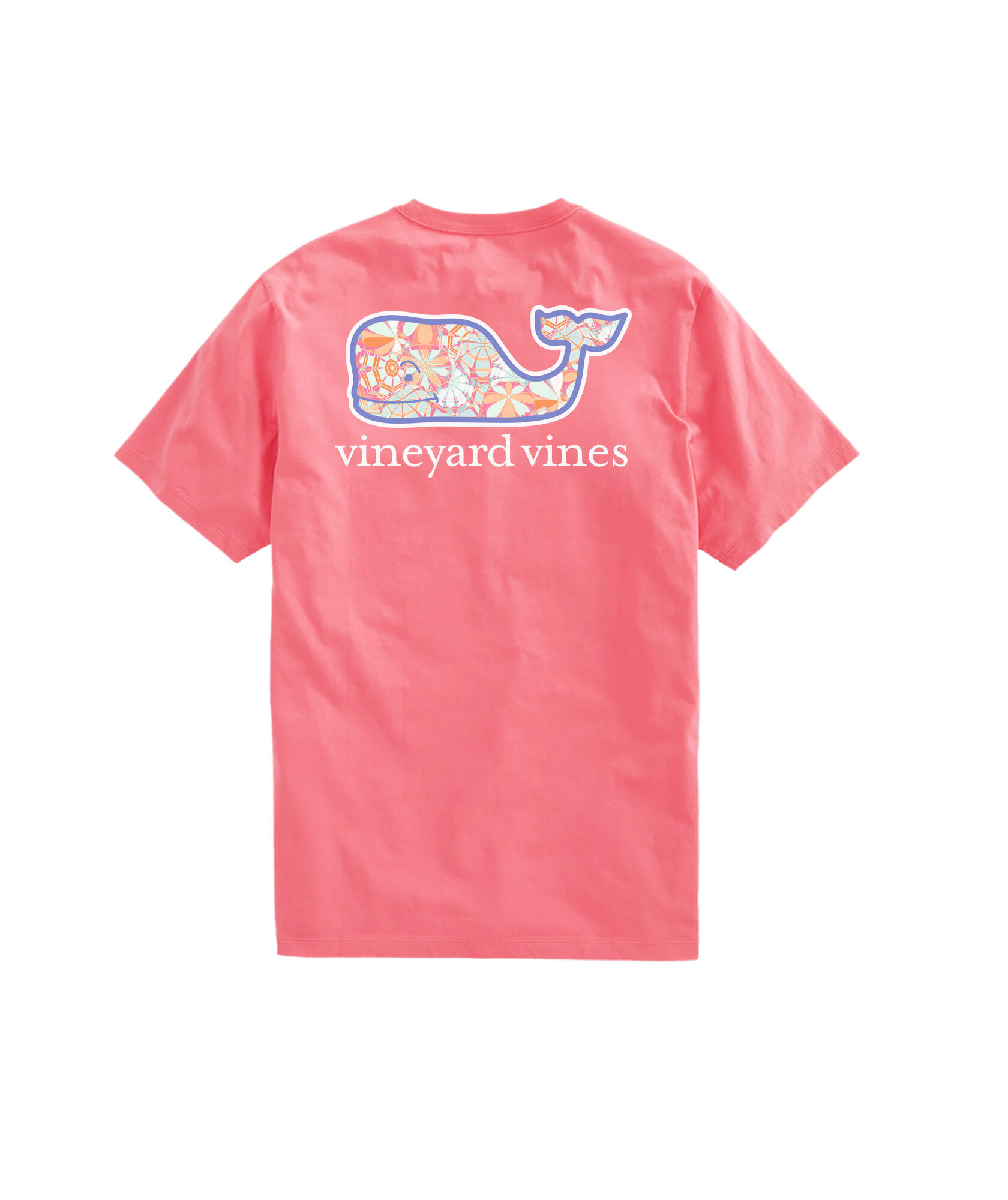 OUTLET Women's Resort Umbrella Whale Fill Short-Sleeve Pocket Tee | vineyard vines