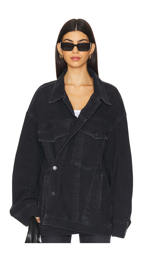 AGOLDE Reworked Wayne Jacket in Black. - size S | Revolve Clothing (Global)