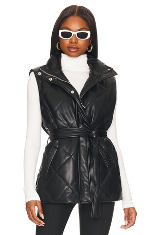 BLANKNYC Faux Leather Vest in Night Fever from Revolve.com | Revolve Clothing (Global)