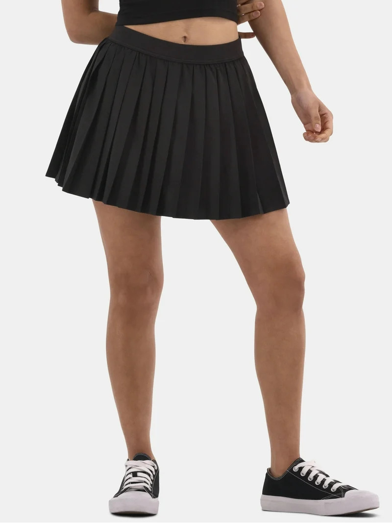No Boundaries Pleated Tennis Skort, Women's | Walmart (US)
