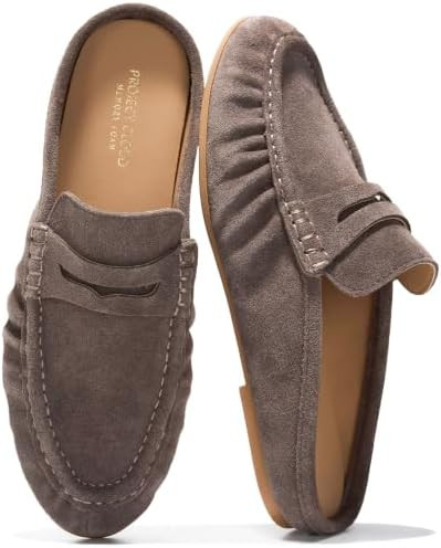 Project Cloud 100% Genuine Leather Penny Loafers for Women Footwear | Amazon (US)