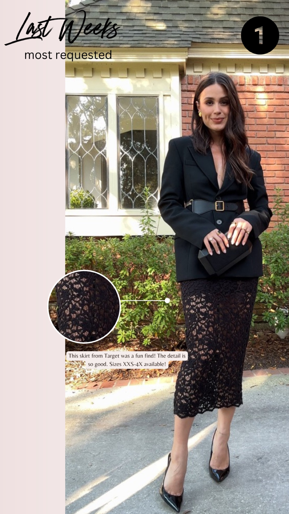 My most requested items from last week! Target // lace skirt 

#LTKFindsUnder50 #LTKStyleTip #LTKSeasonal