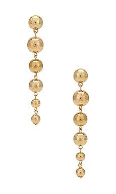 SHASHI Fort Knox Drop Earrings in Gold from Revolve.com | Revolve Clothing (Global)