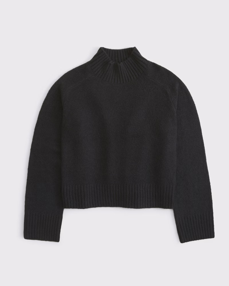 Easy Mockneck Sweater | Abercrombie & Fitch (US)