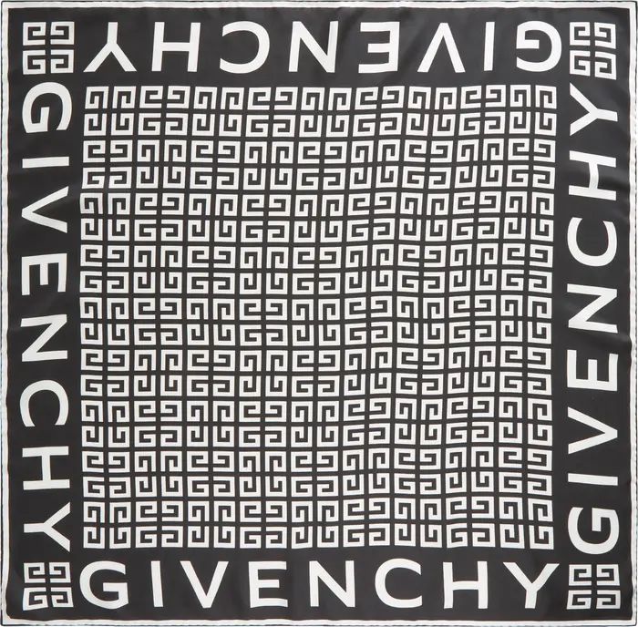 Givenchy 4G Monogram Silk Twill Square Scarf | Nordstrom | Nordstrom