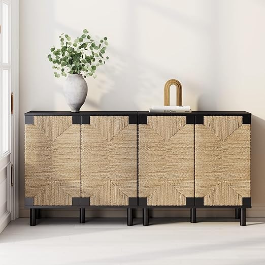 Nathan James Sideboard Buffet Modern Storage, Free Standing Accent Cabinet for Hallway, Entryway ... | Amazon (US)