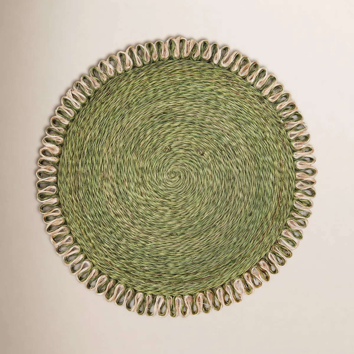 Amaretto Abaca No Pattern Round Placemat (Set of 4) | Wayfair North America