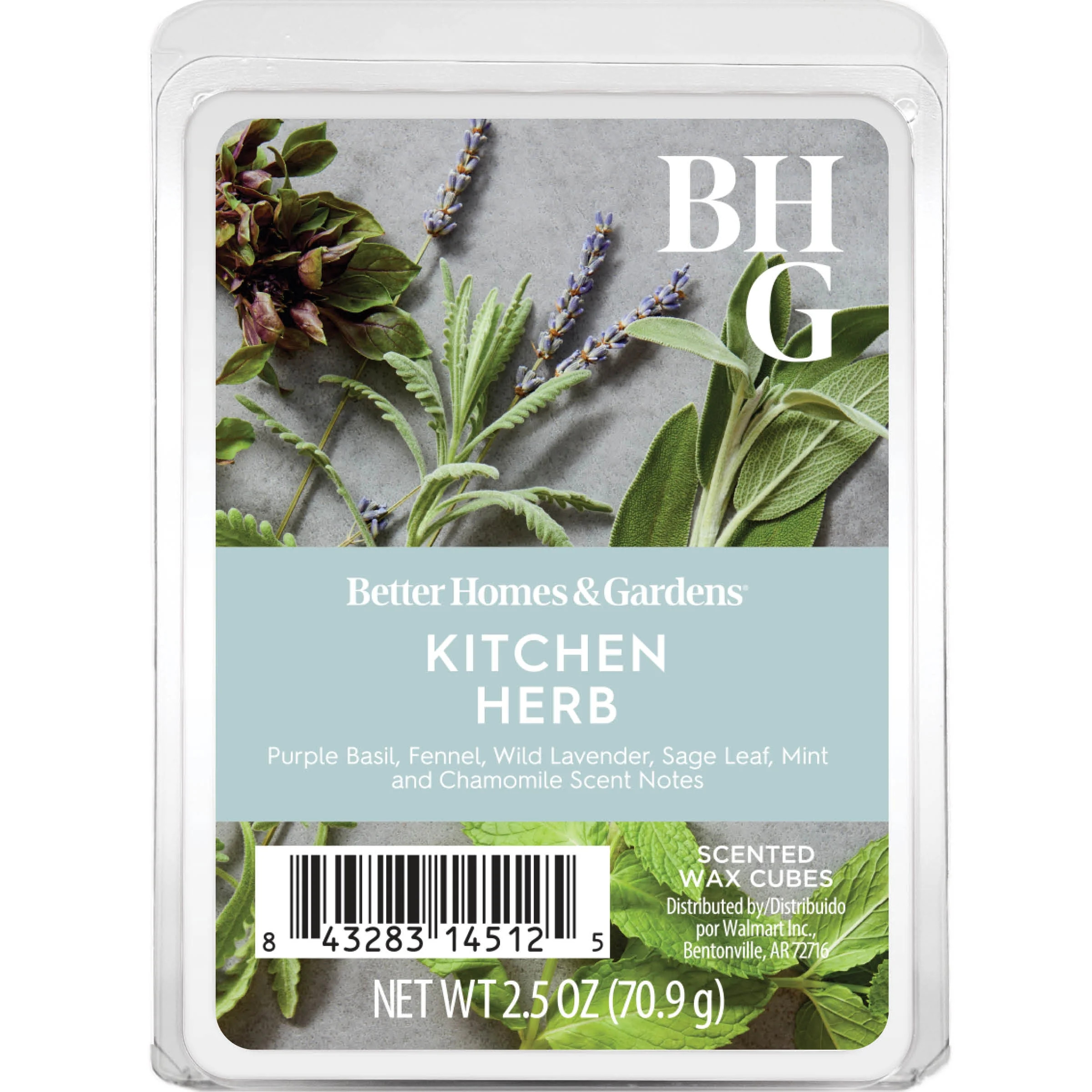 Kitchen Herb Scented Wax Melts, Better Homes & Gardens, 2.5 oz (1-Pack) - Walmart.com | Walmart (US)
