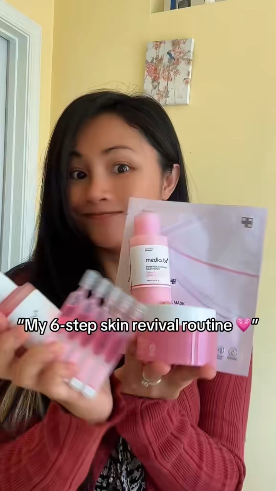 
My 6-step skin revival routine powered by Medicube’s pink collagen + PDRN line ✨  
Lightweight, bouncy-skin glow and totally mom-proof for late nights and early mornings.Linked every Medicube product I used here so you can shop the full routine in one tap. 🌸 # skincare #medicube #medicubeskincare #skincaremusthave
#LTKTall”


#LTKBeauty #LTKActive #LTKHoliday