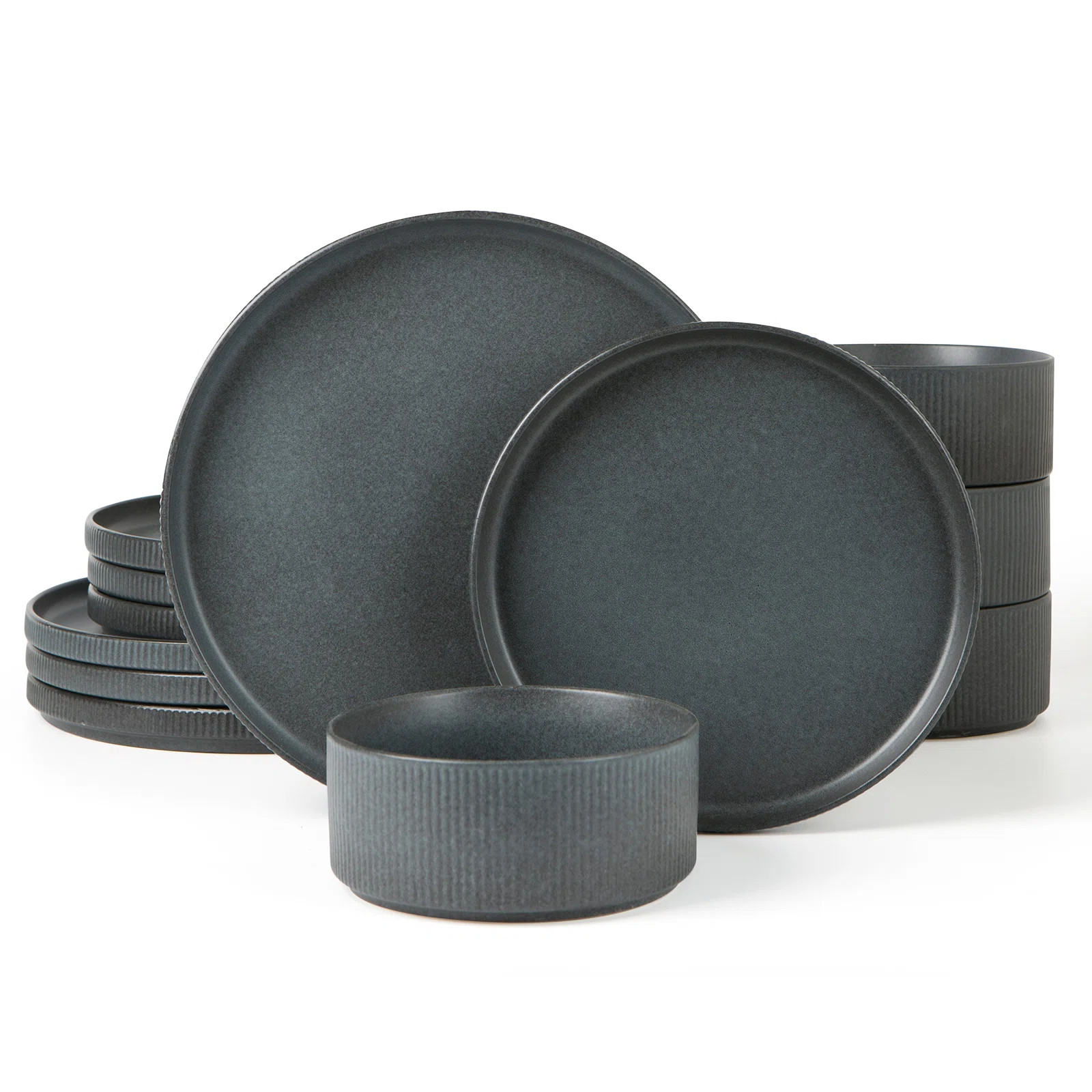 Azal Stoneware Dinnerware Sets, Dish Set | Wayfair North America