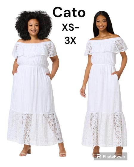 White dress for summer. Sizes XS to 3X. Cato fashion

#plusdress
#dress
#whitedress

#LTKfindsunder50 #LTKstyletip