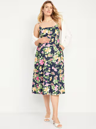 Maternity Cami Midi Dress | Old Navy (US)