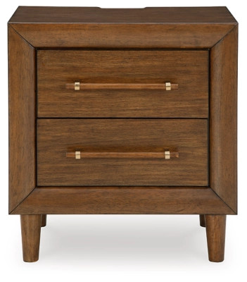 Lyncott 24" 2 Drawer Charging Nightstand | Ashley Homestore