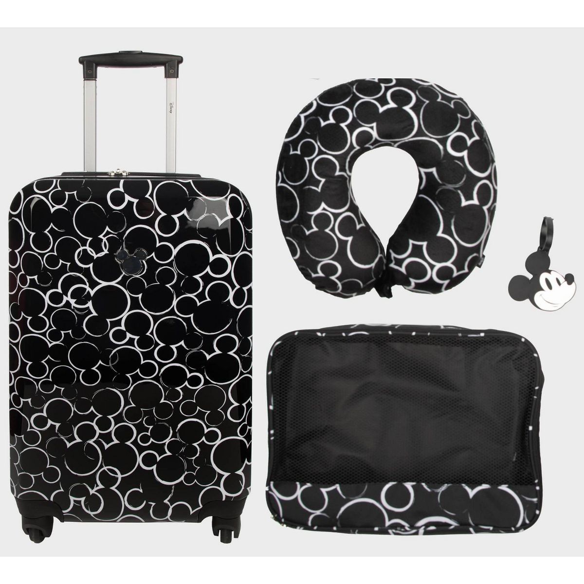 Disney Kids' Mickey Mouse 4pc Hardside Luggage Set | Target