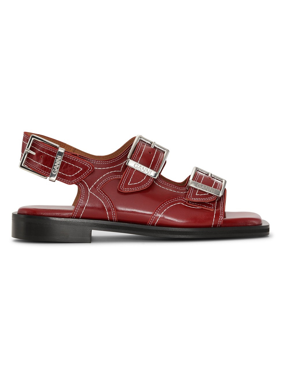Women's Embroidered Western Leather Sandals - Red - Size 5 | Saks Fifth Avenue