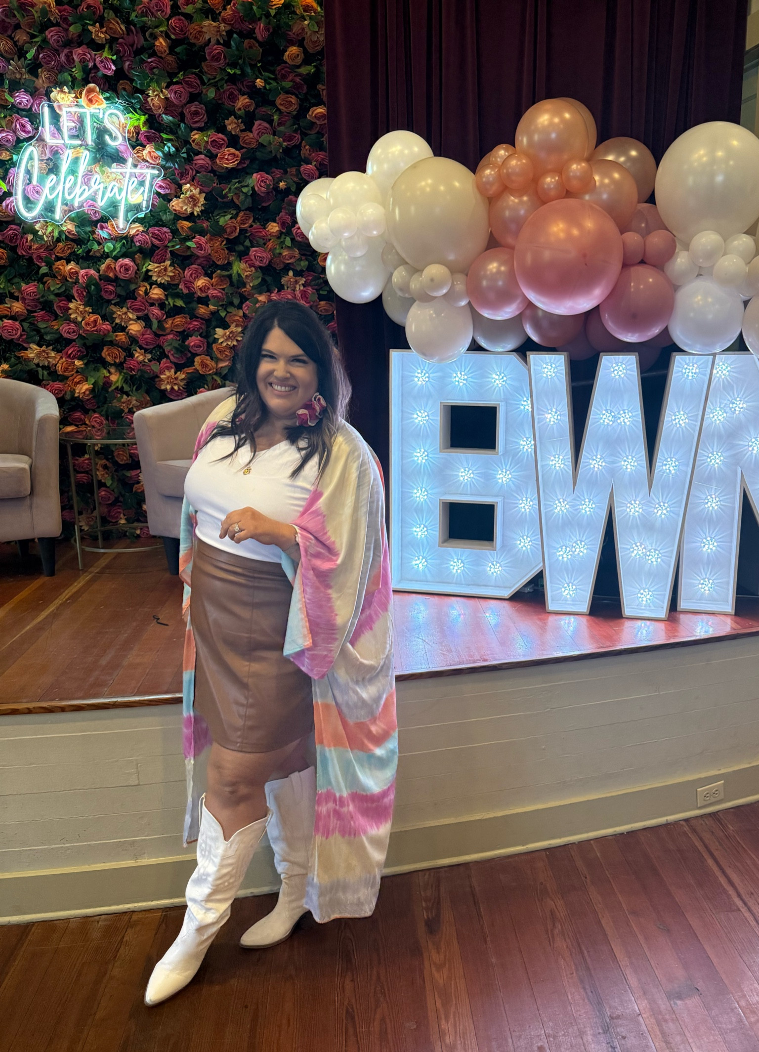 This is what I wore to the @influential_bwn retreat 🩷🤍🩵

#LTKFindsUnder50 #LTKPlusSize #LTKOver40