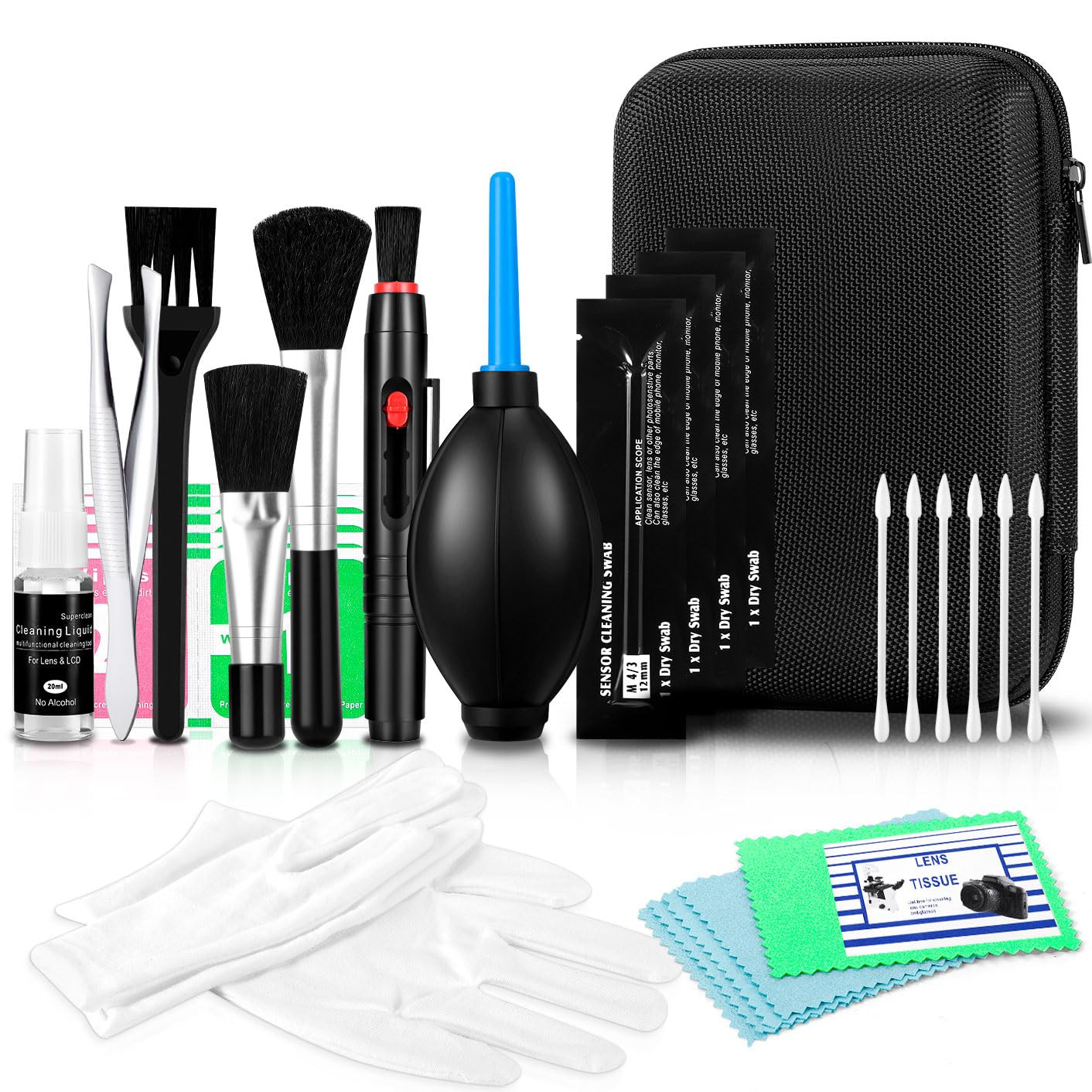Camera Lens Cleaning Kit - Mirrorless and DSLR Camera Cleaning Kit for Canon, Sony, Nikon, Includ... | Amazon (US)