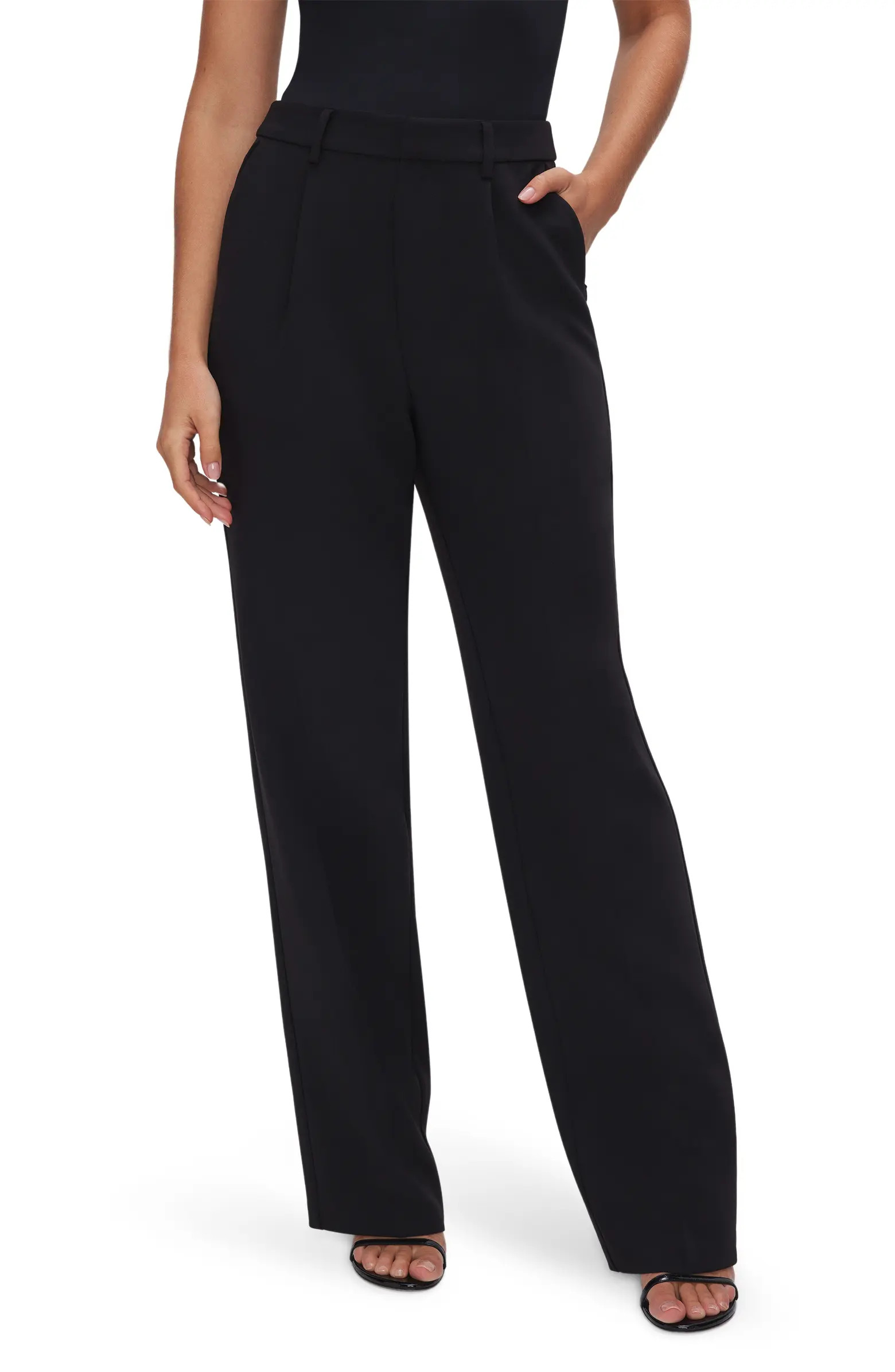 Luxe Suiting Column Wide Leg Trousers | Nordstrom Rack