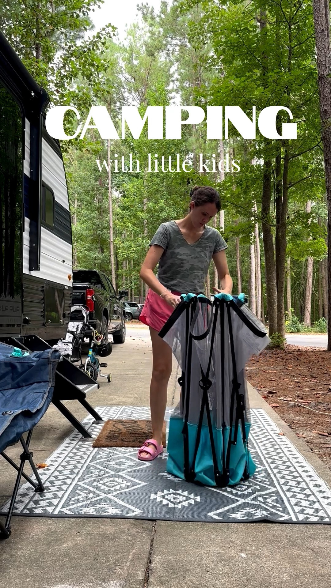MUST HAVE for camping with little kids. 

This has been a lifesaver with containing our 1 year old while we are at the campsite. She loves playing in it and it is the perfect size. 

So easy to fold up and doesn’t take up much space when traveling. 

#LTKKids #LTKBaby #LTKTravel