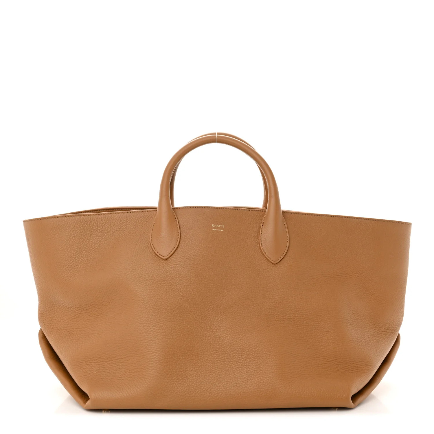 Pebbled Calfskin Medium Amelia Tote Nougat | FASHIONPHILE (US)