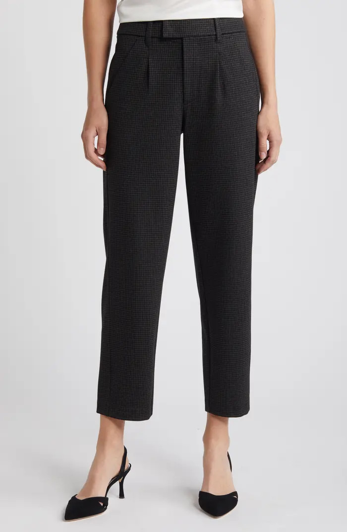 'Ab'Solution Skyrise Pleated Ankle Straight Leg PantsWit & WisdomRegular & Petite | Nordstrom